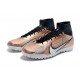 Nike Air Zoom Mercurial Superfly IX Elite TF High-top Brown Black Women And Men Soccer Cleats 