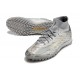 Nike Air Zoom Mercurial Superfly IX Elite TF High-top Grey Women And Men Soccer Cleats 