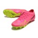 Nike Air Zoom Mercurial Vapor XV Elite AG Low-top Pink Women And Men Soccer Cleats 