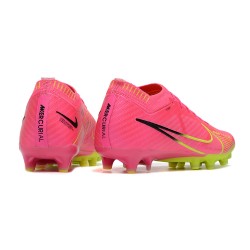 Nike Air Zoom Mercurial Vapor XV Elite AG Low-top Pink Women And Men Soccer Cleats 