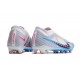 Nike Air Zoom Mercurial Vapor XV Elite AG Low-top White Blue Pink Women And Men Soccer Cleats 