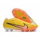 Nike Air Zoom Mercurial Vapor XV Elite AG Low-top Yellow Women And Men Soccer Cleats 