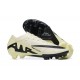 Nike Air Zoom Mercurial Vapor XV Elite FG Low-top Beige Black Men Soccer Cleats 