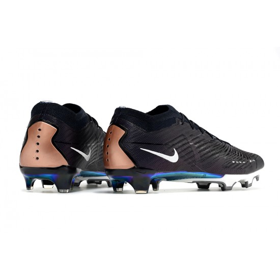 Nike Air Zoom Mercurial Vapor XV Elite FG Low-top Black Brown White Men Soccer Cleats 