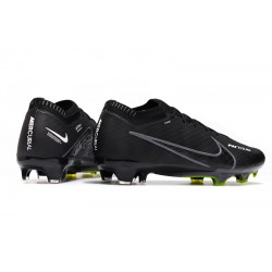 Nike Air Zoom Mercurial Vapor XV Elite FG Low-top Black Green Men Soccer Cleats 