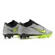 Nike Air Zoom Mercurial Vapor XV Elite FG Low-top Black Sliver Green Men Soccer Cleats 