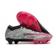 Nike Air Zoom Mercurial Vapor XV Elite FG Low-top Black Sliver Piink Women And Men Soccer Cleats 