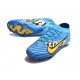 Nike Air Zoom Mercurial Vapor XV Elite FG Low-top Blue Yellow Men Soccer Cleats 