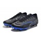 Nike Air Zoom Mercurial Vapor XV Elite FG Low-top Dark Blue Black Sliver Women And Men Soccer Cleats 