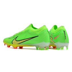 Nike Air Zoom Mercurial Vapor XV Elite FG Low-top Green Women And Men Soccer Cleats 