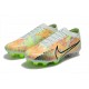 Nike Air Zoom Mercurial Vapor XV Elite FG Low-top Grey Khaki Green Women And Men Soccer Cleats 