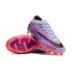 Nike Air Zoom Mercurial Vapor XV Elite FG Low-top Grey Purple Pink Women And Men Soccer Cleats 