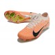 Nike Air Zoom Mercurial Vapor XV Elite FG Low-top Orange Khaki Men Soccer Cleats 