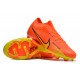 Nike Air Zoom Mercurial Vapor XV Elite FG Low-top Orange Yellow Black Men Soccer Cleats 