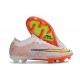 Nike Air Zoom Mercurial Vapor XV Elite FG Low-top Orange Yellow White Women And Men Soccer Cleats 