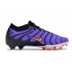 Nike Air Zoom Mercurial Vapor XV Elite FG Low-top Purple Black Women And Men Soccer Cleats 