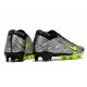 Nike Air Zoom Mercurial Vapor XV Elite FG Low-top Sliver Black Green Women And Men Soccer Cleats 