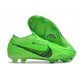 Nike Air Zoom Mercurial Vapor XV Elite FG Low-top Turqoise Green Women And Men Soccer Cleats 