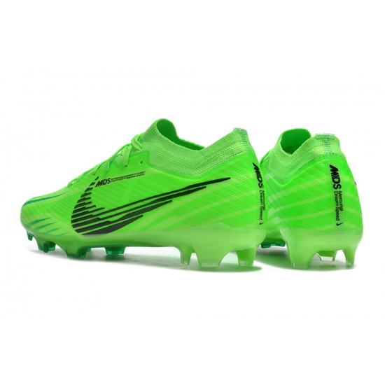 Nike Air Zoom Mercurial Vapor XV Elite FG Low-top Turqoise Green Women And Men Soccer Cleats 