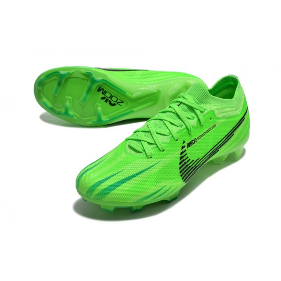 Nike Air Zoom Mercurial Vapor XV Elite FG Low-top Turqoise Green Women And Men Soccer Cleats 