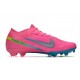 Nike Air Zoom Mercurial Vapor XV Elite FG Low-top Turqoise Pink Green Women And Men Soccer Cleats 