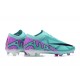 Nike Air Zoom Mercurial Vapor XV Elite FG Low-top Turqoise Purple Women And Men Soccer Cleats 