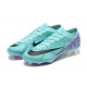 Nike Air Zoom Mercurial Vapor XV Elite FG Low-top Turqoise Purple Women And Men Soccer Cleats 