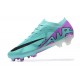 Nike Air Zoom Mercurial Vapor XV Elite FG Low-top Turqoise Purple Women And Men Soccer Cleats 