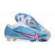 Nike Air Zoom Mercurial Vapor XV Elite FG Low-top White Blue Pink Women And Men Soccer Cleats 