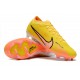 Nike Air Zoom Mercurial Vapor XV Elite FG Low-top Yellow Orange Men Soccer Cleats