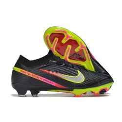 Nike Air Zoom Mercurial Vapor XV Elite FG Low-top Yellow Red Black Women And Men Soccer Cleats