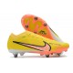 Nike Air Zoom Mercurial Vapor XV Elite SG Low-top Yellow Men Soccer Cleats