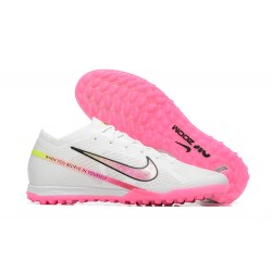 Nike Air Zoom Mercurial Vapor XV Elite TF Mid-top Pink White Women Men Soccer Cleats