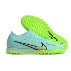 Nike Air Zoom Mercurial Vapor XV Elite TF Mid-top Turqoise Green Women Men Soccer Cleats