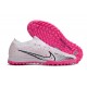 Nike Air Zoom Mercurial Vapor XV Elite TF Mid-top White Pink Women Men Soccer Cleats