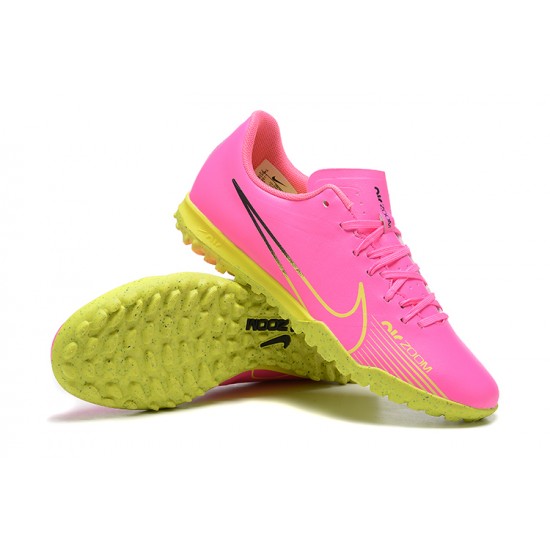 Nike Air Zoom Mercurial Vapor- XV Academy TF Low-top Pink Green Men Soccer Cleats