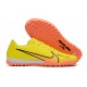 Nike Air Zoom Mercurial Vapor- XV Academy TF Low-top Yellow Women And Men Soccer Cleats