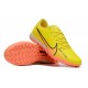 Nike Air Zoom Mercurial Vapor- XV Academy TF Low-top Yellow Women And Men Soccer Cleats