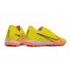 Nike Air Zoom Mercurial Vapor- XV Academy TF Low-top Yellow Women And Men Soccer Cleats