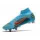 Nike Mercurial Superfiy VIII Elite SG PRO Anti Clog High-top Blue Men Soccer Cleats 