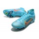 Nike Mercurial Superfiy VIII Elite SG PRO Anti Clog High-top Blue Men Soccer Cleats 