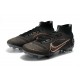 Nike Mercurial Superfly 8 Elite FG High-top Black Grey Brown Men Soccer Cleats 