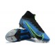 Nike Mercurial Superfly 8 Elite FG High-top Blue Black Men Soccer Cleats 