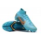 Nike Mercurial Superfly 8 Elite FG High-top Blue Women And Men Soccer Cleats 