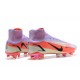 Nike Mercurial Superfly 8 Elite FG High-top Purple Pink Men Soccer Cleats 