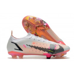 Nike Mercurial Superfly 8 Elite FG Low-top White Pink Men Soccer Cleats 