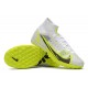 Nike Mercurial Superfly 9 Elite TF High-top Yellow White Black Men Soccer Cleats 