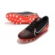 Nike Mercurial Vapor 13 Academy AG-R Low-top Black Red Women And Men Soccer Cleats 