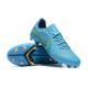 Nike Mercurial Vapor 14 Academy FG Low-top Blue Yellow Men Soccer Cleats 