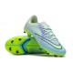 Nike Mercurial Vapor 14 Academy FG Low-top Turqoise Green Men Soccer Cleats 